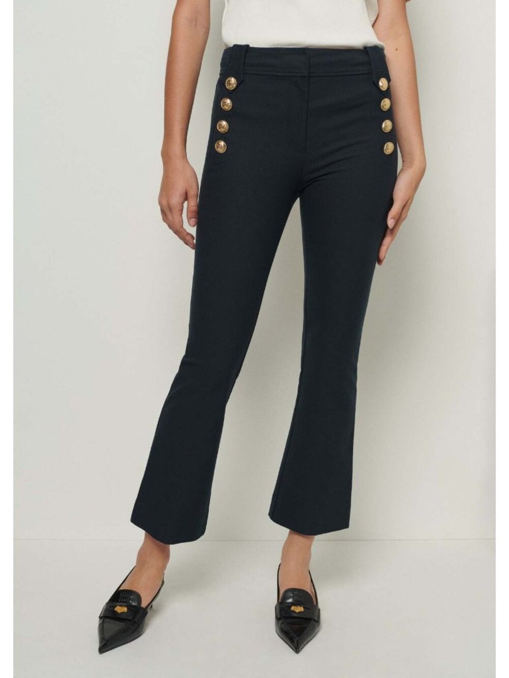 Derek Lam 10 Crosby Robertson Flare Pants Size 6
